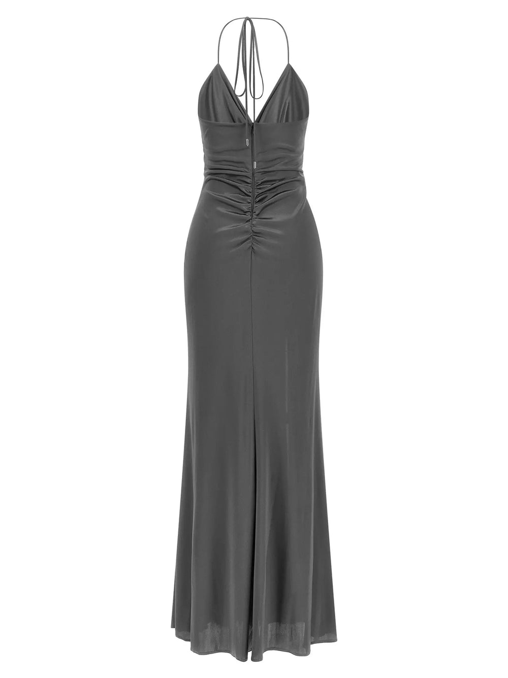 PINKO Sample Sale | PINKO Gray Acetate Long Dress - | Designer outlet