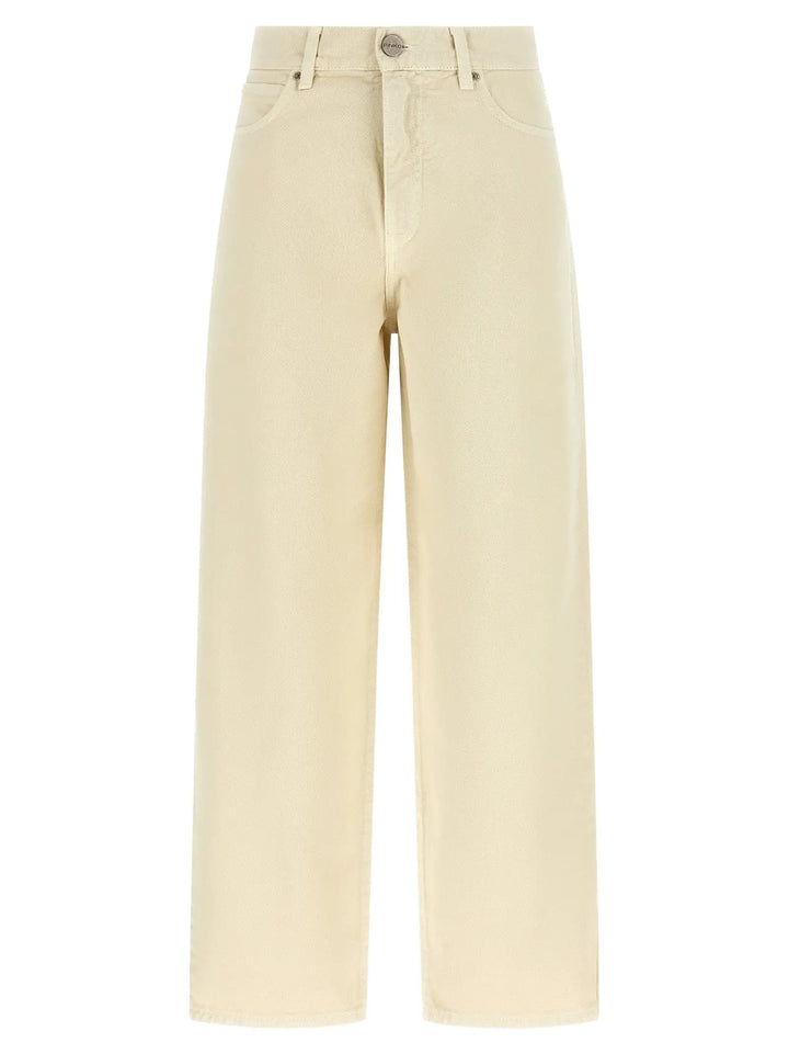 PINKO Beige Cotton Jeans Denim