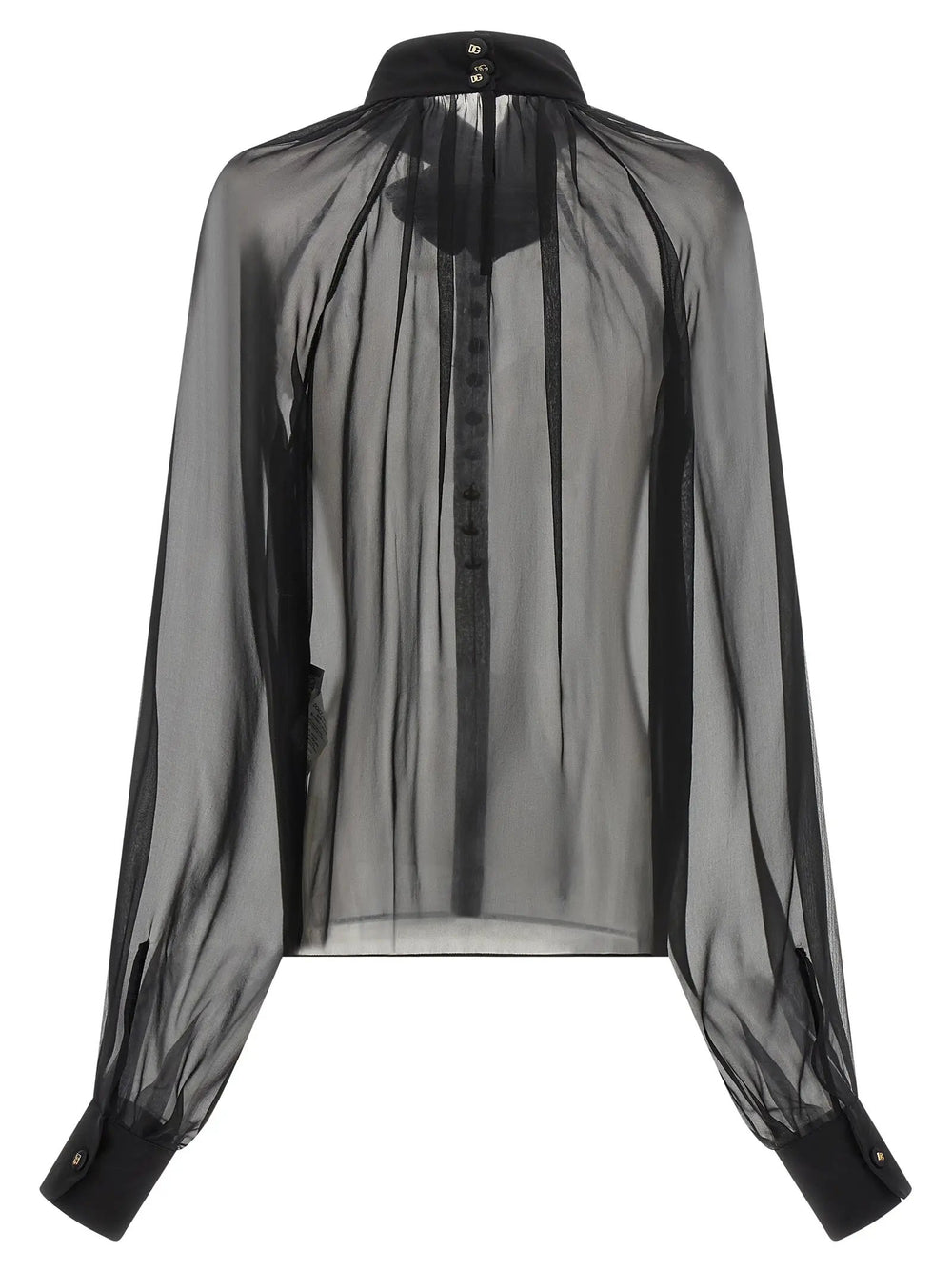 Dolce & Gabbana Sample Sale | Dolce & Gabbana Black Silk Blouse - | Designer outlet