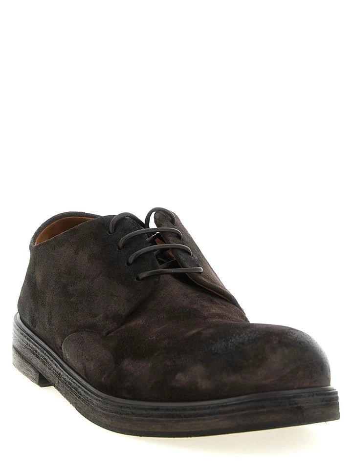 Marsell Brown Calfskin Oxfords And Derbies