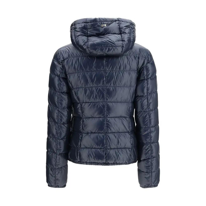 Herno Blue Polyamide Full-Length Jacket
