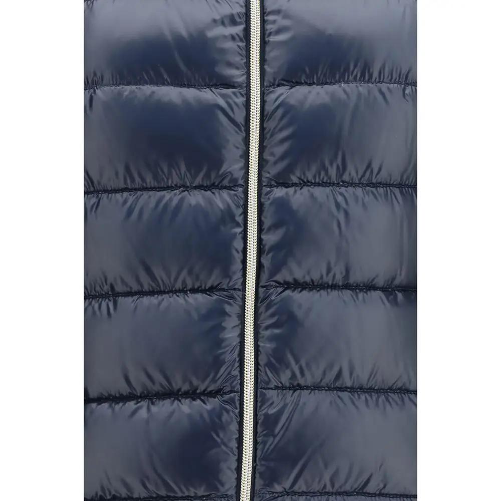 Herno Blue Polyamide Full-Length Jacket
