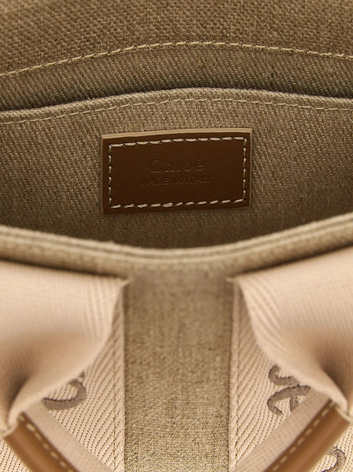 Chloé Multicolor Linen Handbag