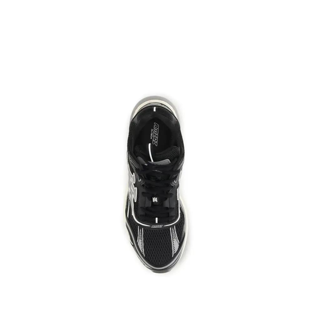 Amiri Black Calf Leather Bos Taurus Athletic Sneakers