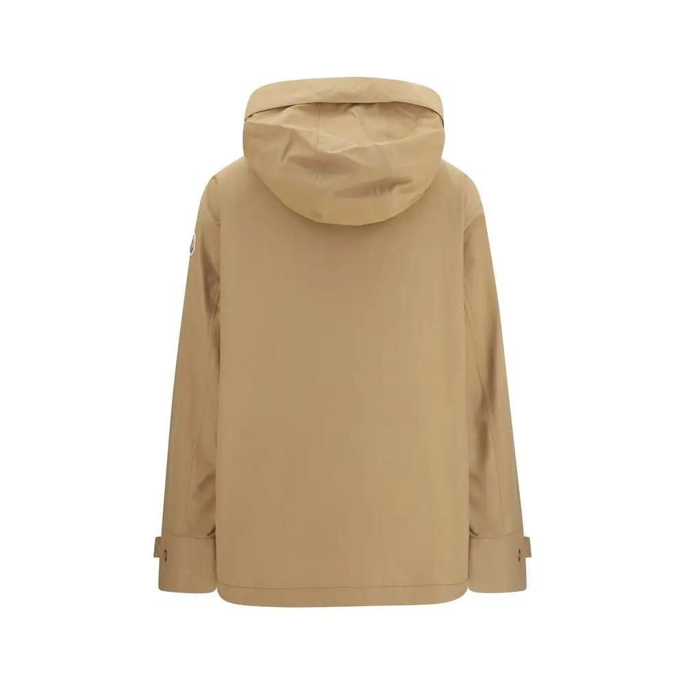Moncler Sample Sale | Moncler Beige Polyamide Shell Jacket - | Designer outlet