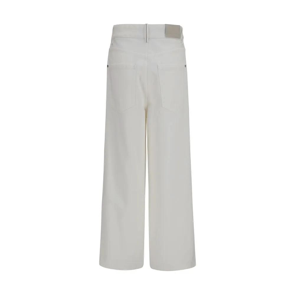 Brunello Cucinelli Beige Cotton Jeans Denim