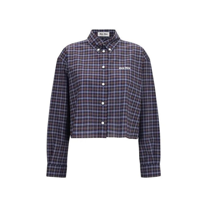 Miu Miu Multicolor Cotton Pattern Shirt