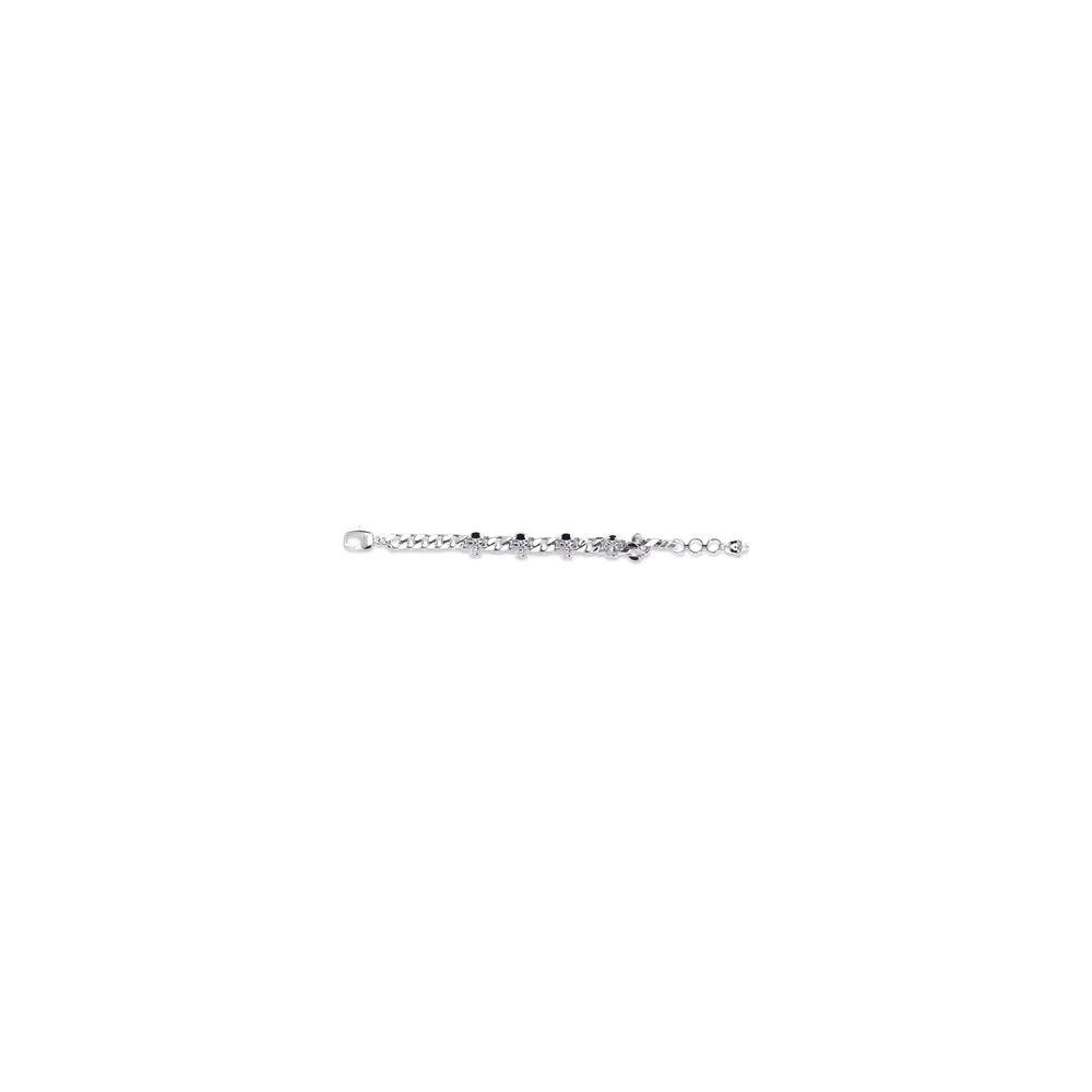 Alexander McQueen Sample Sale | Alexander McQueen Silver Metal Bracelet - | Designer outlet