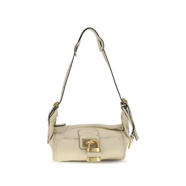 Chloé Sample Sale | Chloé Beige Calf Leather Bos Taurus Shoulder Bag - | Designer outlet