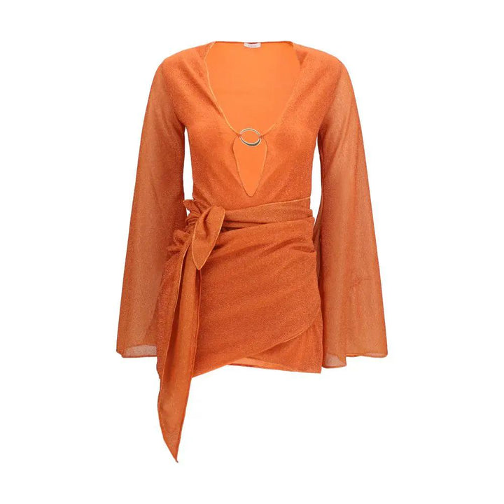 Oséree Sample Sale | Oséree Orange Polyamide Casual Dress - | Designer outlet
