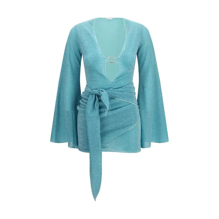 Oséree Sample Sale | Oséree Blue Polyamide Cocktail Dress - | Designer outlet