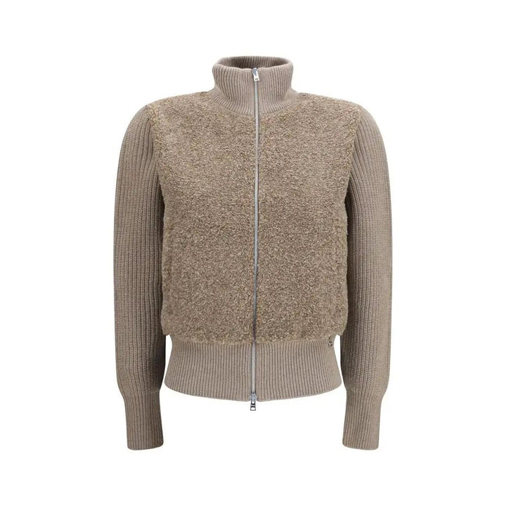 Herno Sample Sale | Herno Beige Wool Oves Aries Cardigan - | Designer outlet
