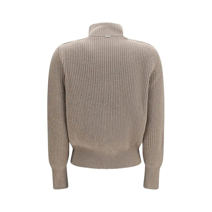 Herno Sample Sale | Herno Beige Wool Oves Aries Cardigan - | Designer outlet