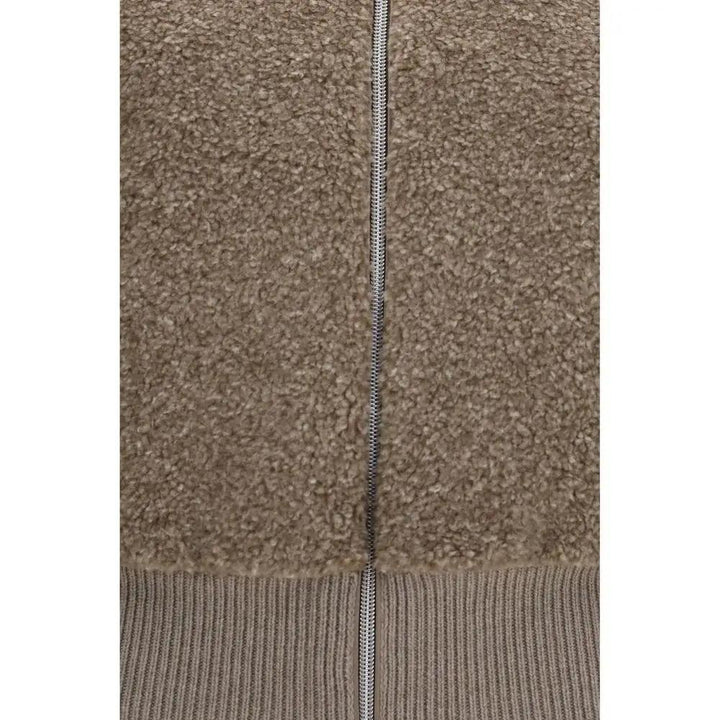 Herno Sample Sale | Herno Beige Wool Oves Aries Cardigan - | Designer outlet
