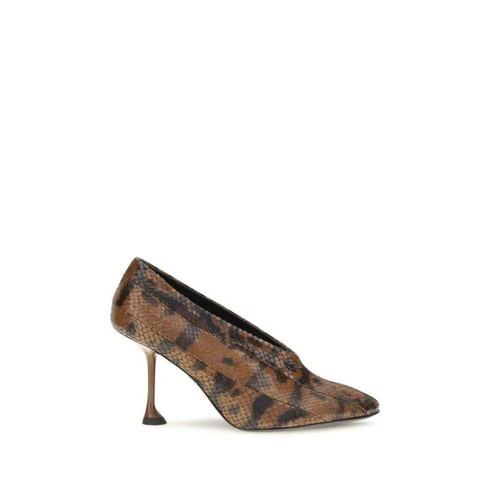 Proenza Schouler Sample Sale | Proenza Schouler Brown Calf Leather Bos Taurus High Heel Pumps - | Designer outlet