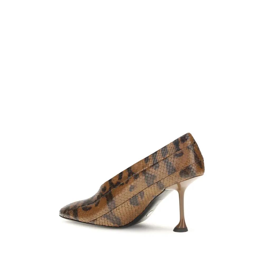 Proenza Schouler Sample Sale | Proenza Schouler Brown Calf Leather Bos Taurus High Heel Pumps - | Designer outlet