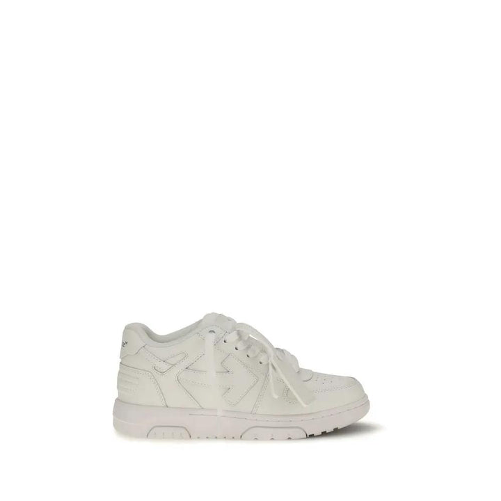 Off-White Sample Sale | Off-White White Calf Leather Bos Taurus Low Top Sneakers - | Designer outlet