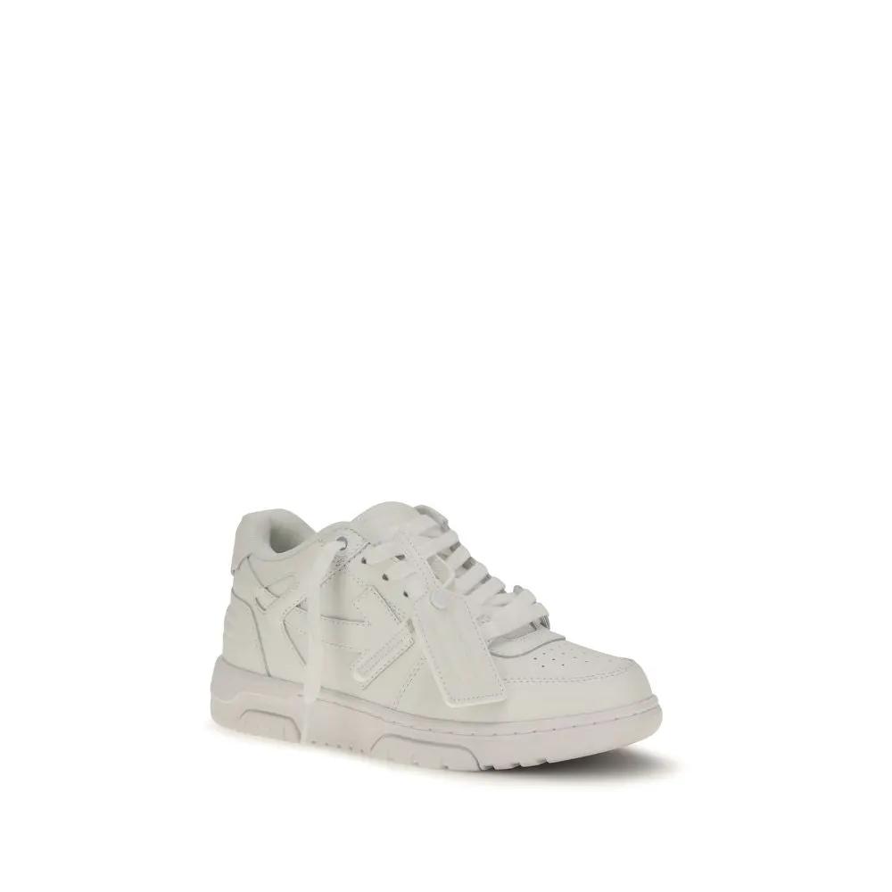Off-White Sample Sale | Off-White White Calf Leather Bos Taurus Low Top Sneakers - | Designer outlet