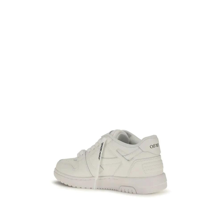 Off-White Sample Sale | Off-White White Calf Leather Bos Taurus Low Top Sneakers - | Designer outlet