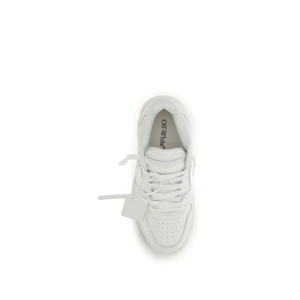 Off-White Sample Sale | Off-White White Calf Leather Bos Taurus Low Top Sneakers - | Designer outlet
