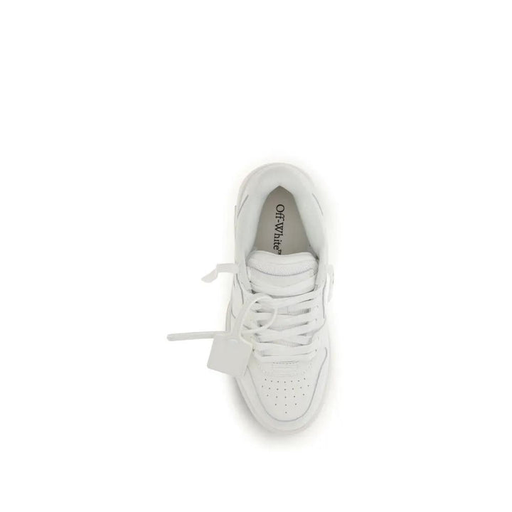 Off-White Sample Sale | Off-White White Calf Leather Bos Taurus Low Top Sneakers - | Designer outlet