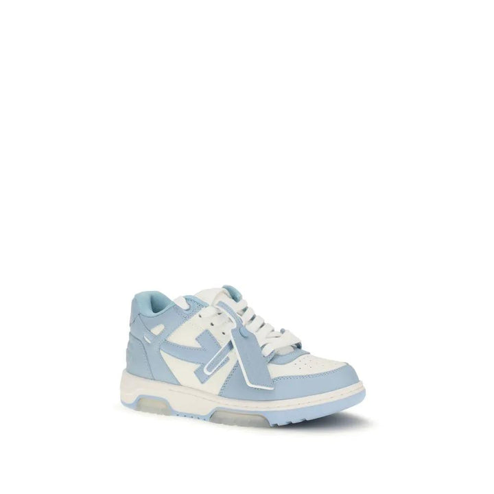 Off-White Sample Sale | Off-White Blue Calf Leather Bos Taurus Sneakers - | Designer outlet