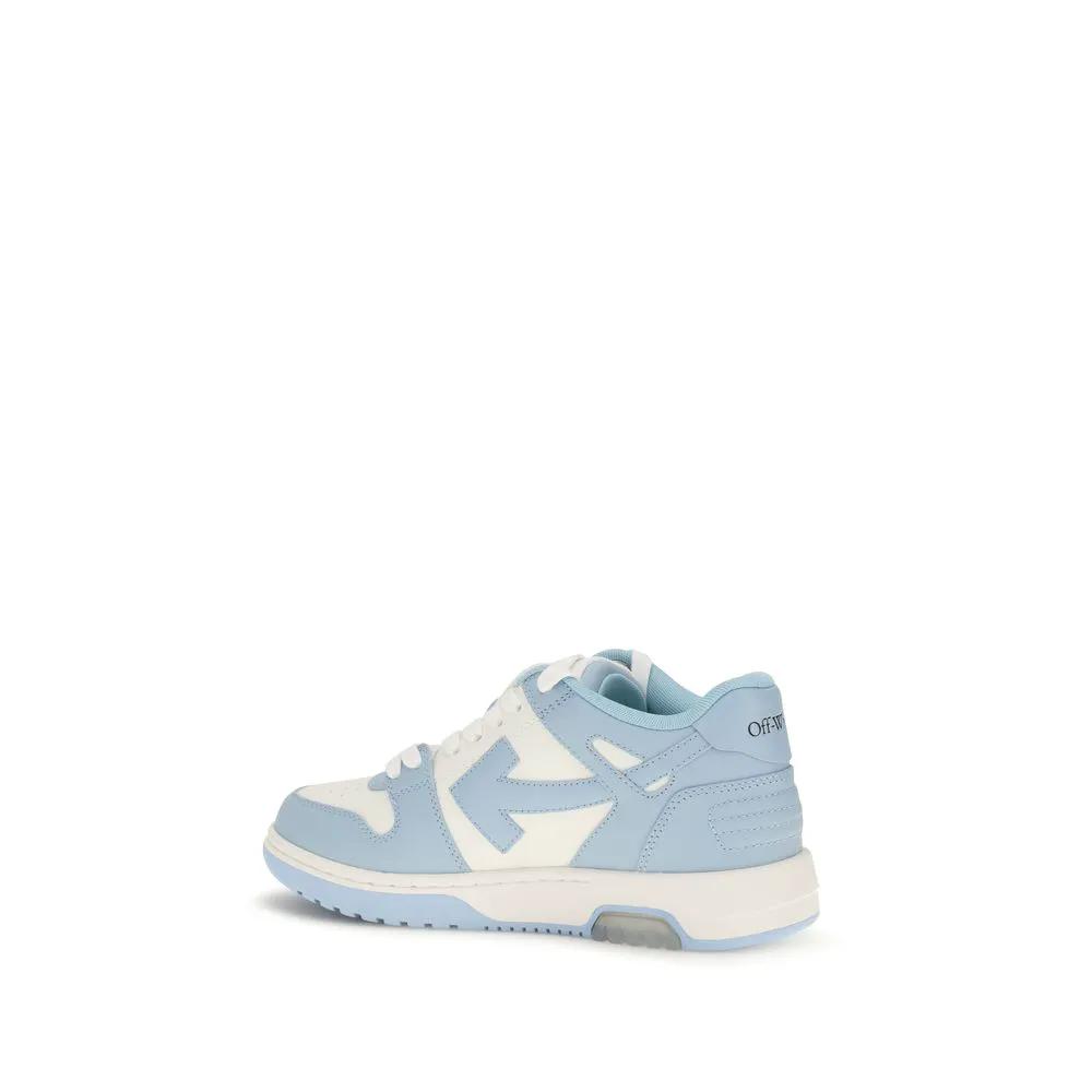 Off-White Sample Sale | Off-White Blue Calf Leather Bos Taurus Sneakers - | Designer outlet