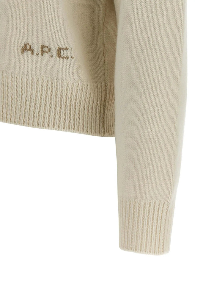 A.P.C. Sample Sale | A.P.C. White Wool Cardigan - | Designer outlet