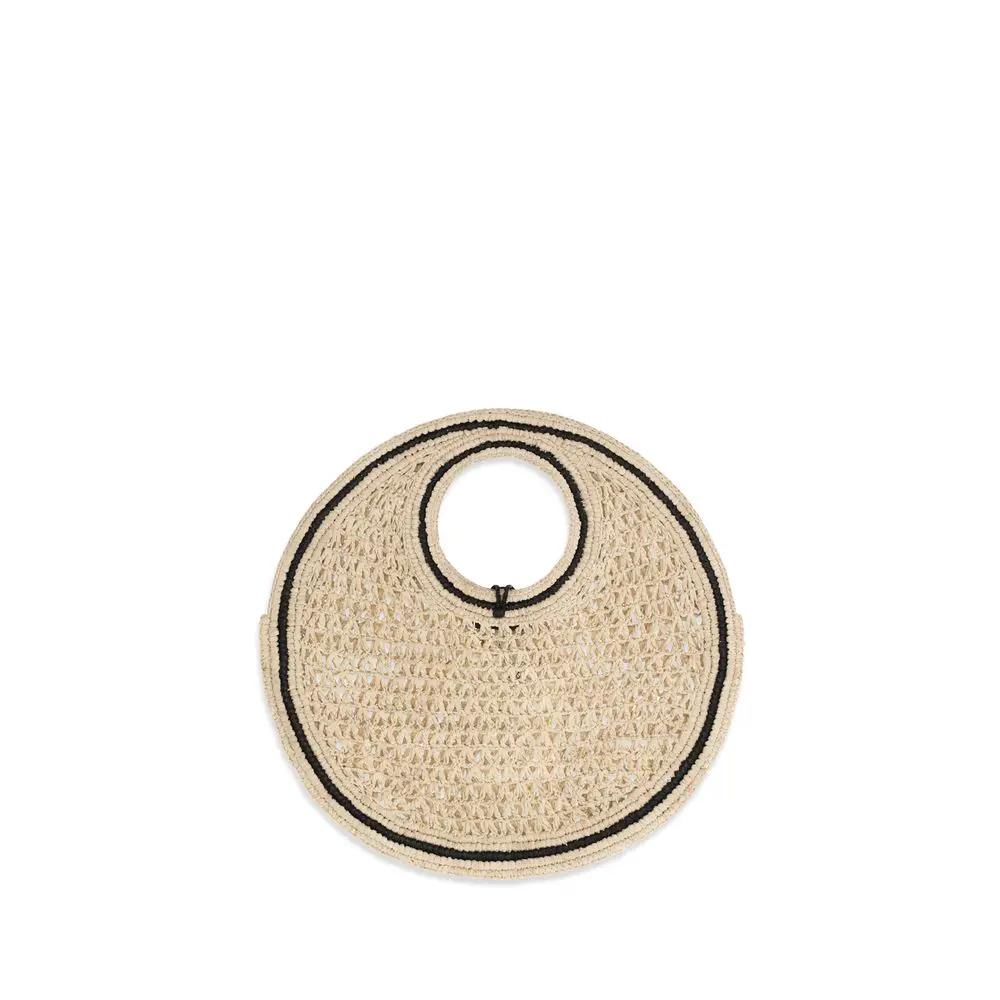 Jacquemus Beige Raffia Handbag
