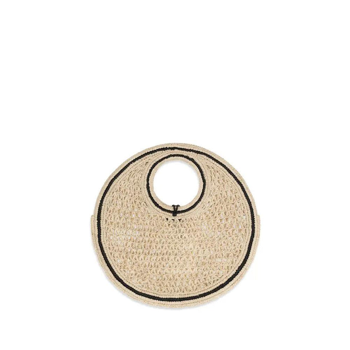 Jacquemus Beige Raffia Handbag