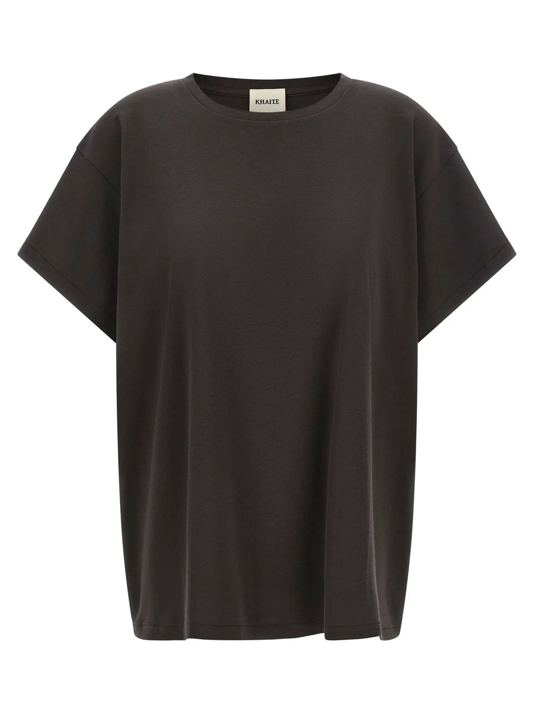 Khaite Gray Cotton T-Shirt