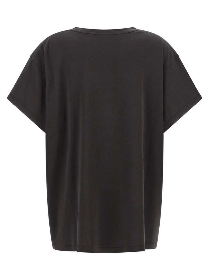 Khaite Gray Cotton T-Shirt