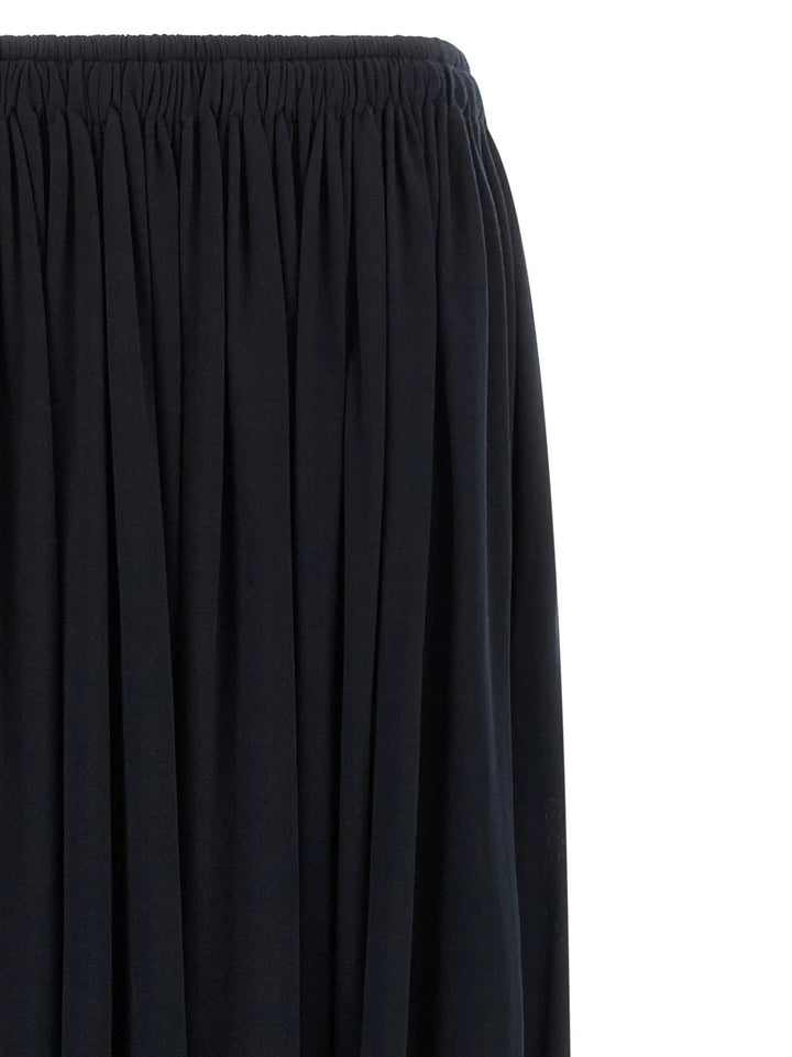 Max Mara Blue Lyocell Mini Skirt