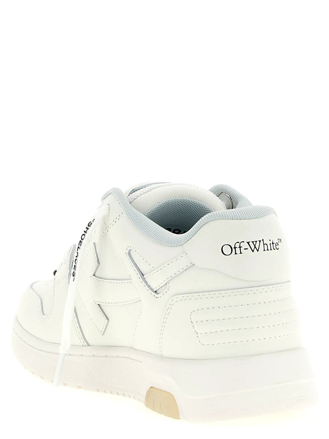 Off-White Bicolor Calfskin Athletic Sneakers