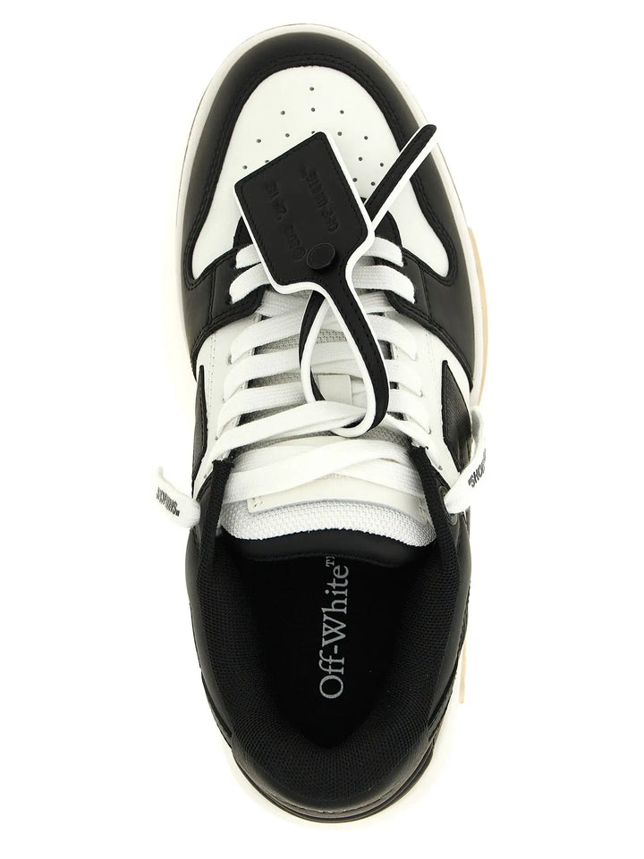 Off-White Bicolor Calfskin Low Top Sneakers