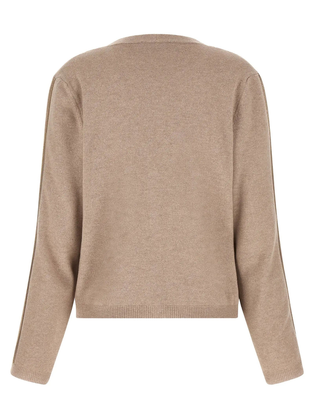 Fabiana Filippi Beige Virgin Wool Cardigan