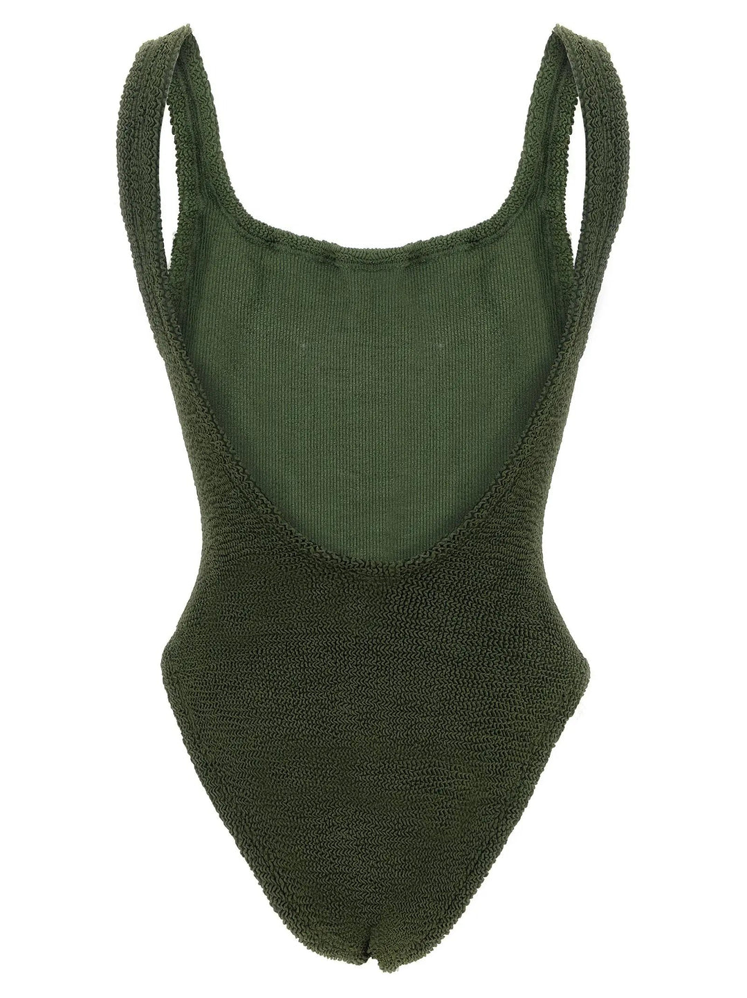 Hunza G Bicolor Polyamide One-Piece Swimsuit