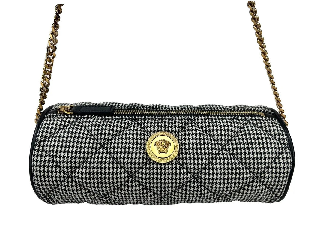 Versace Medusa Quilted Evening Sling Crossbody Bag