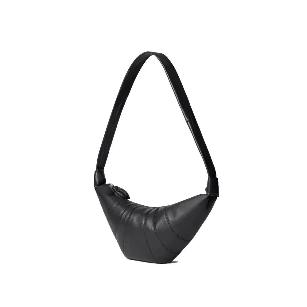 Lemaire Sample Sale | Lemaire Black Lamb Leather Shoulder Bag - | Designer outlet
