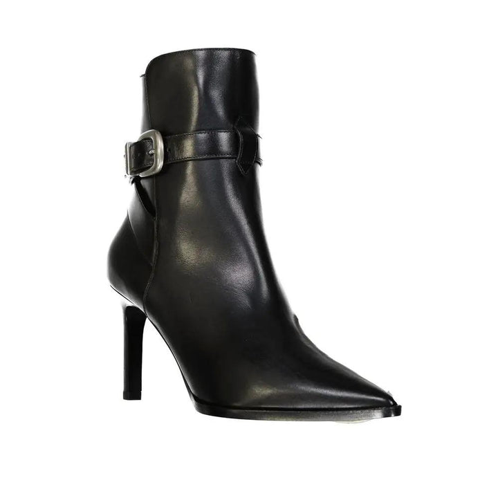 Celine Black Calfskin High Heel Boots