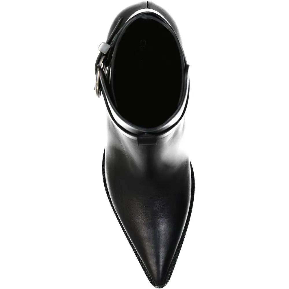Celine Black Calfskin High Heel Boots