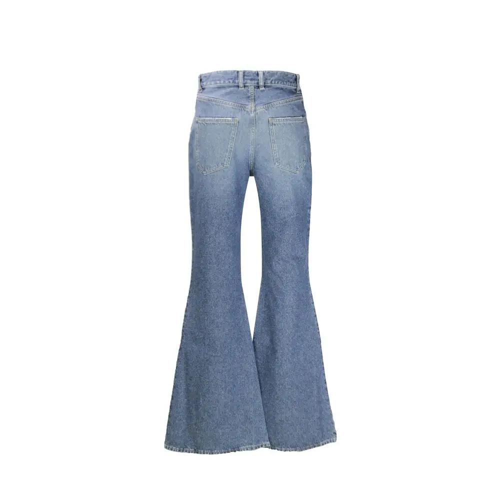 Chloé Sample Sale | Chloé Blue Cotton Flared Jeans - | Designer outlet