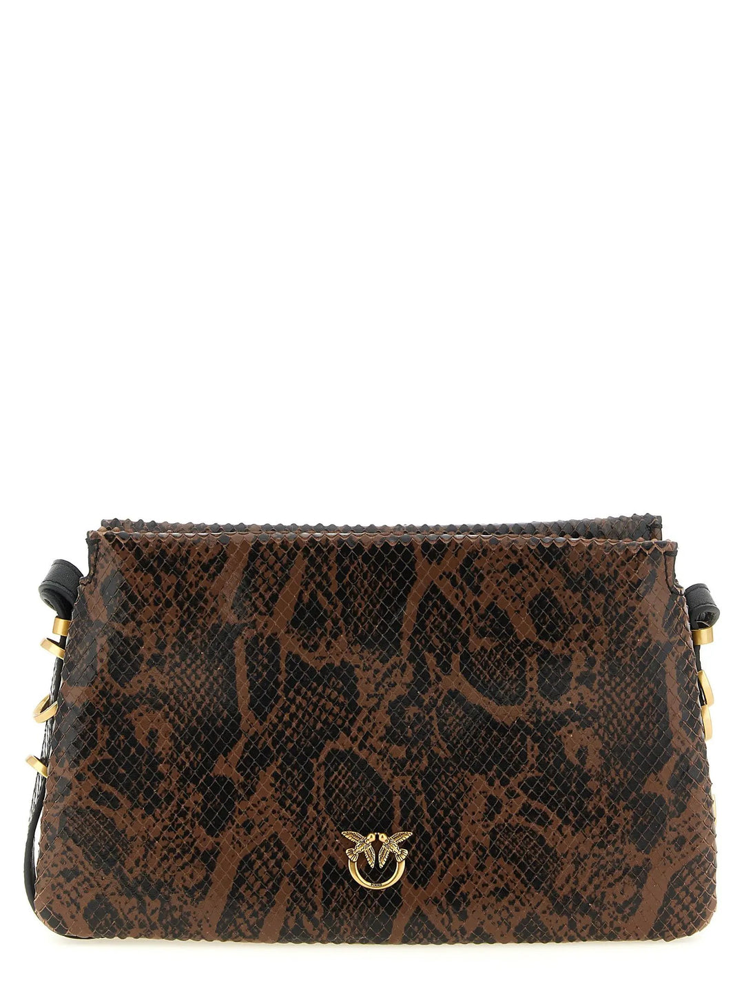 PINKO Sample Sale | PINKO Brown Calfskin Crossbody Bag - | Designer outlet
