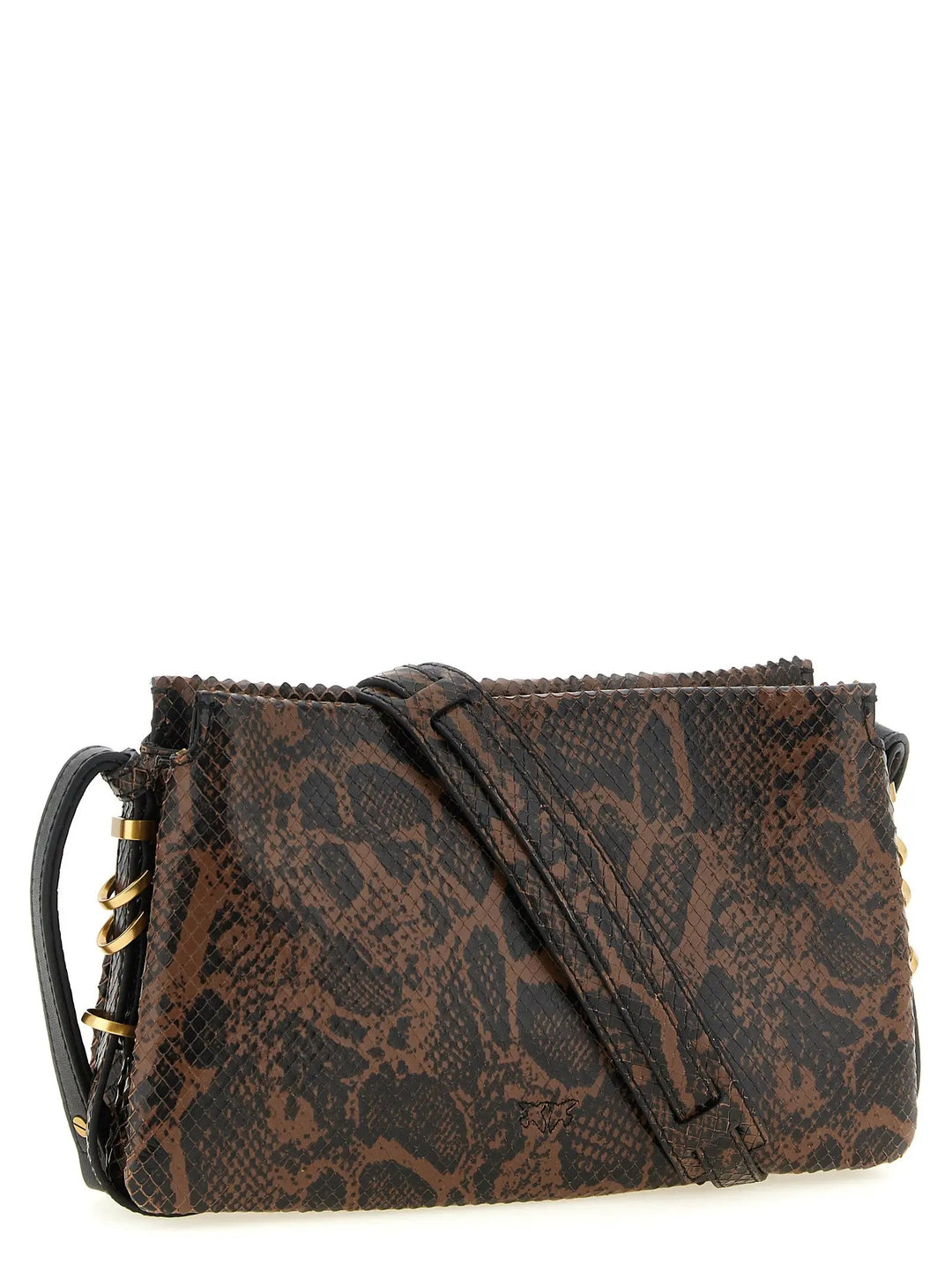 PINKO Sample Sale | PINKO Brown Calfskin Crossbody Bag - | Designer outlet