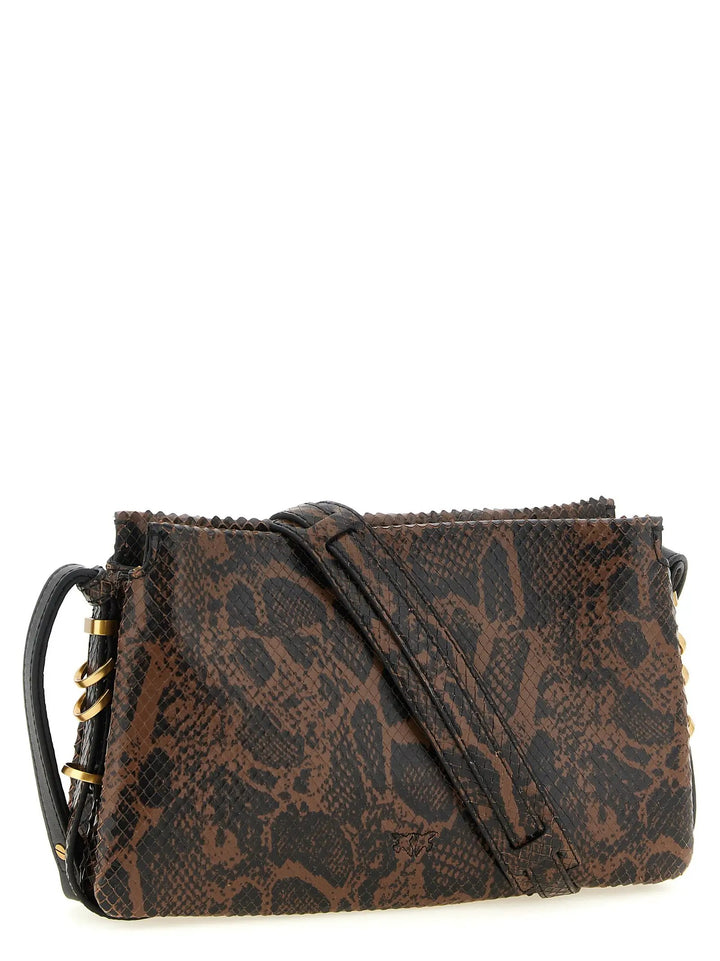 PINKO Sample Sale | PINKO Brown Calfskin Crossbody Bag - | Designer outlet