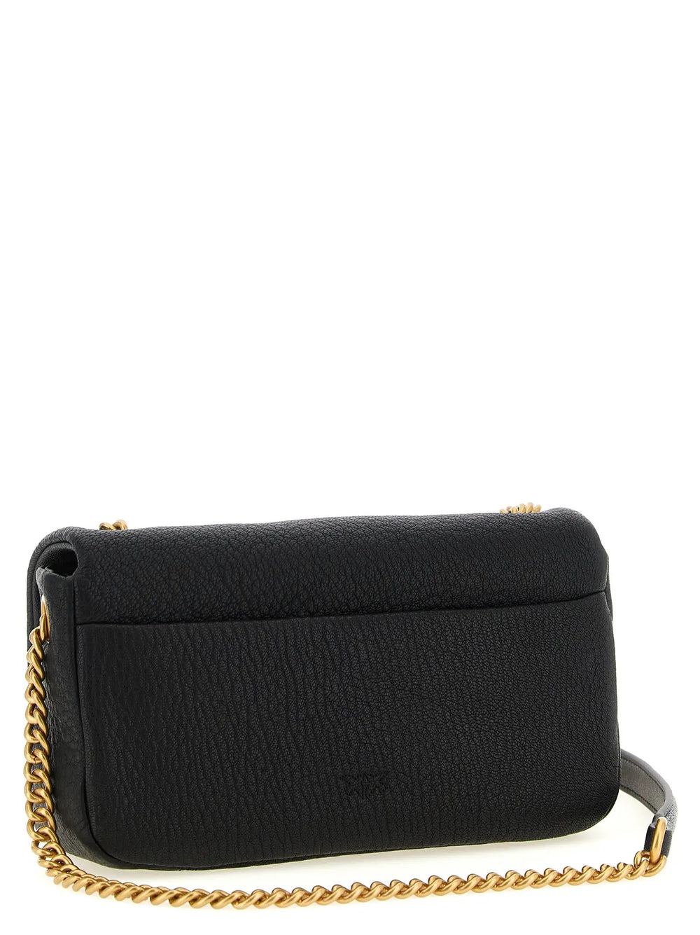 PINKO Sample Sale | PINKO Black Lamb Leather Shoulder Bag - | Designer outlet