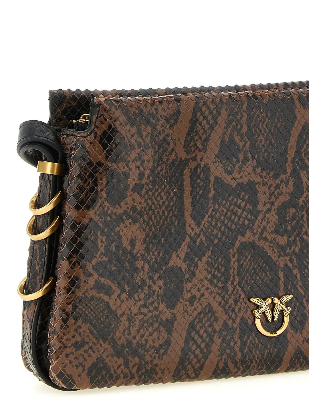 PINKO Sample Sale | PINKO Brown Calfskin Crossbody Bag - | Designer outlet