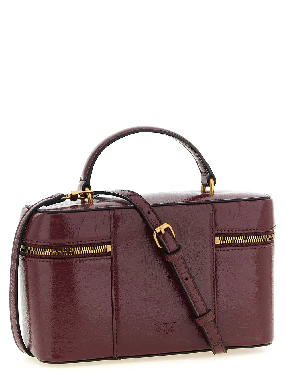 PINKO Sample Sale | PINKO Bordeaux Calfskin Handbag - | Designer outlet