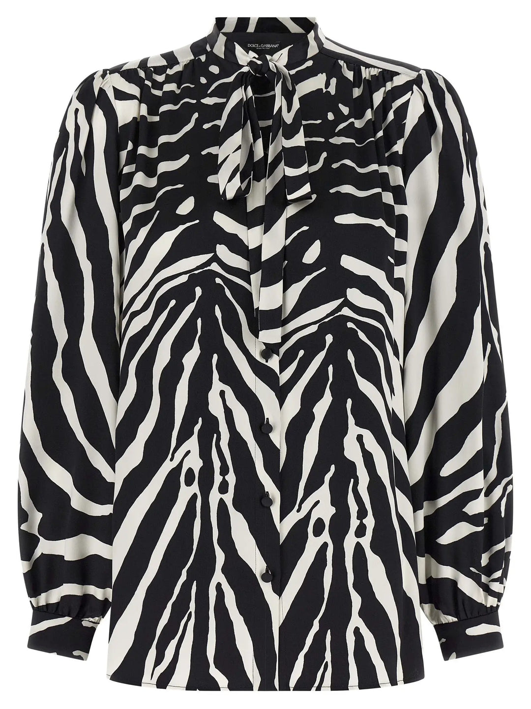 Dolce &amp; Gabbana Bicolor Silk Blouse