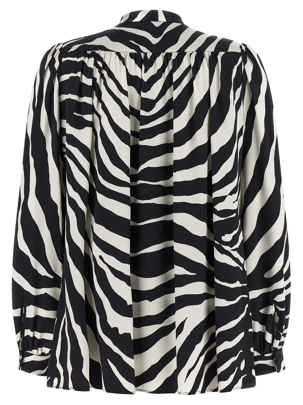 Dolce & Gabbana Sample Sale | Dolce & Gabbana Bicolor Silk Blouse - | Designer outlet